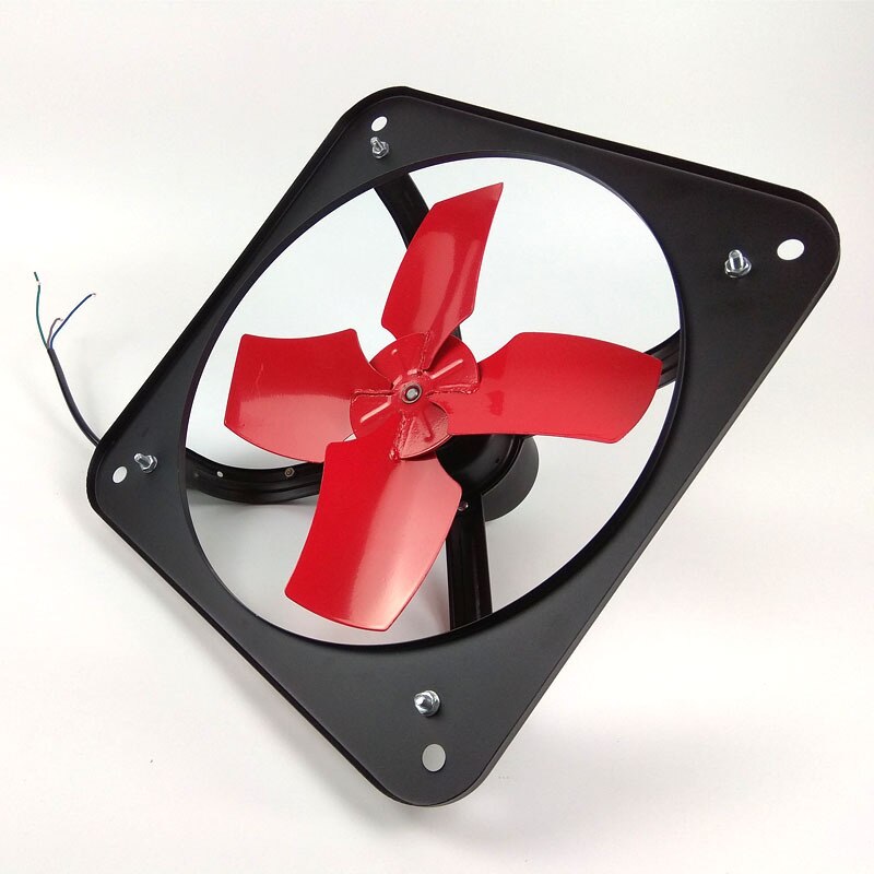 8/10inch Industrial Ventilation Kitchen Toilet Exhaust Fans Extractor Metal Exhaust Commercial Air Blower Fan Axial Fan