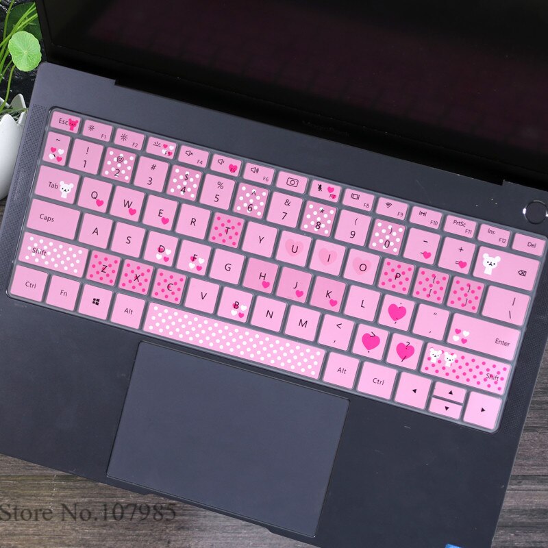 Silicone Laptop Keyboard Cover Skin Protector Film For Huawei MateBook D 15 AMD Ryzen 15.6 inch for Huawei Mate Book D15: Bear