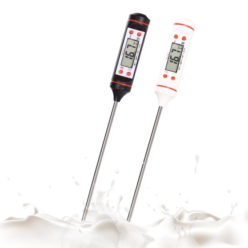 Digital Thermometer Kitchen Probe Candle Making Measure Liquid Soy Paraffin Wax Melts Household Cooking Thermometer Milk BBQ