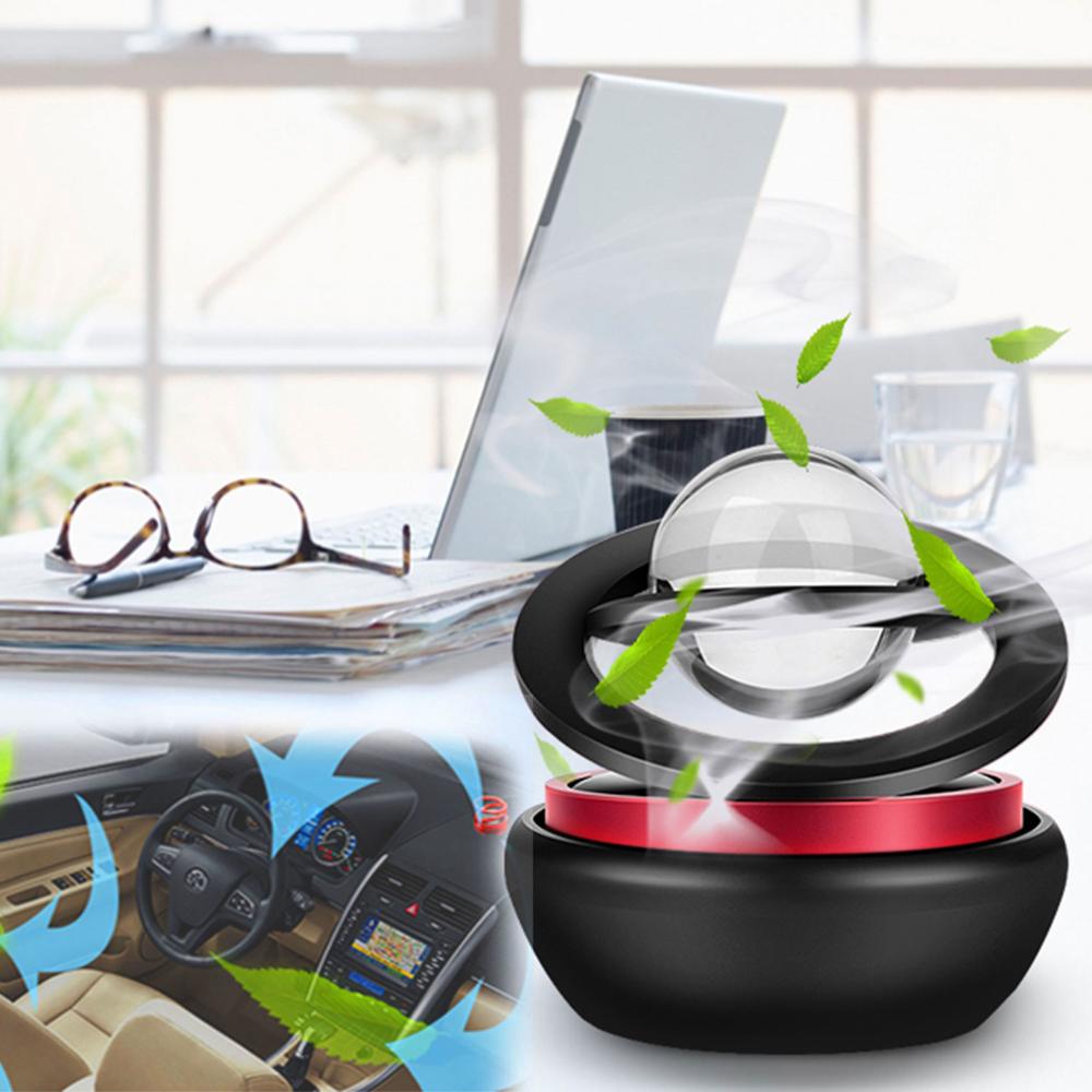 Purificateur d'air d'énergie solaire de désodorisant de voiture de Kwak pour des accessoires de décoration d'autorotation d'intérieur de voiture