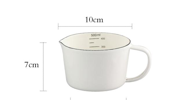 Emaljmätkopp med skalmjölkburk kaffekopp vattenkopp: A1