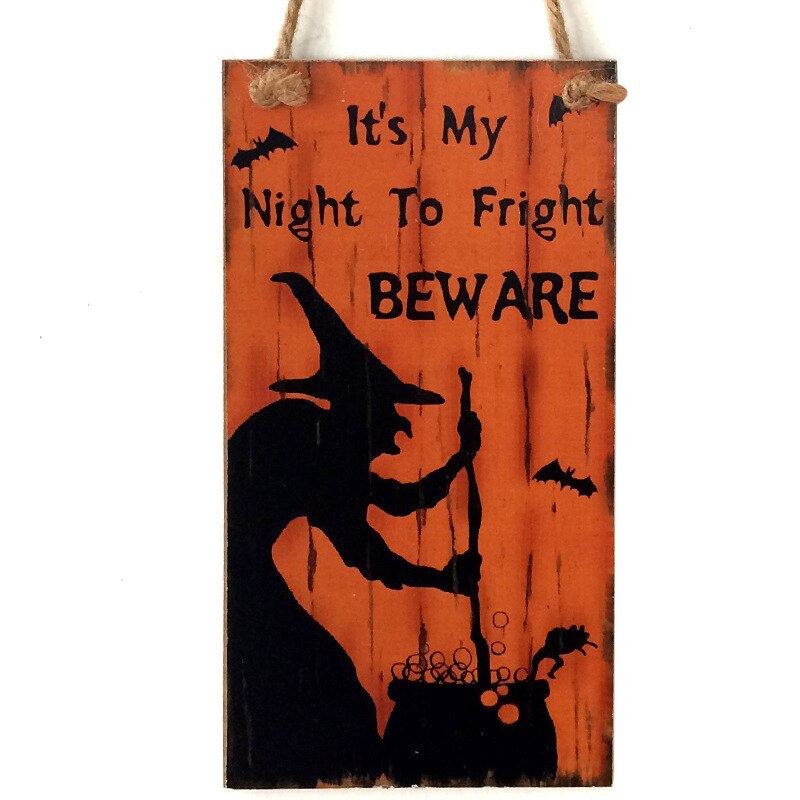 Halloween-sisustustarvikkeet roikkuvat kyltit temppu tai herkku kallo noita iloisiin halloween-juhliin sisätilojen ulko-oven seinäkoriste