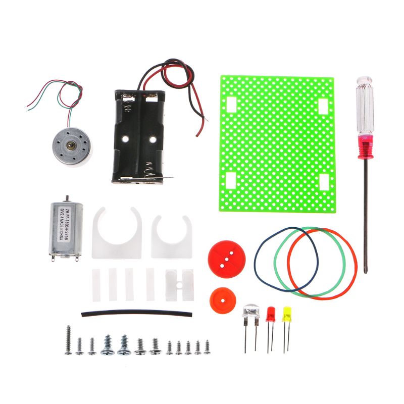 Mini generador eléctrico, Motor de rueda, modelo de energía, Juguetes DIY para niños, LED, educación, ciencia, experimento,