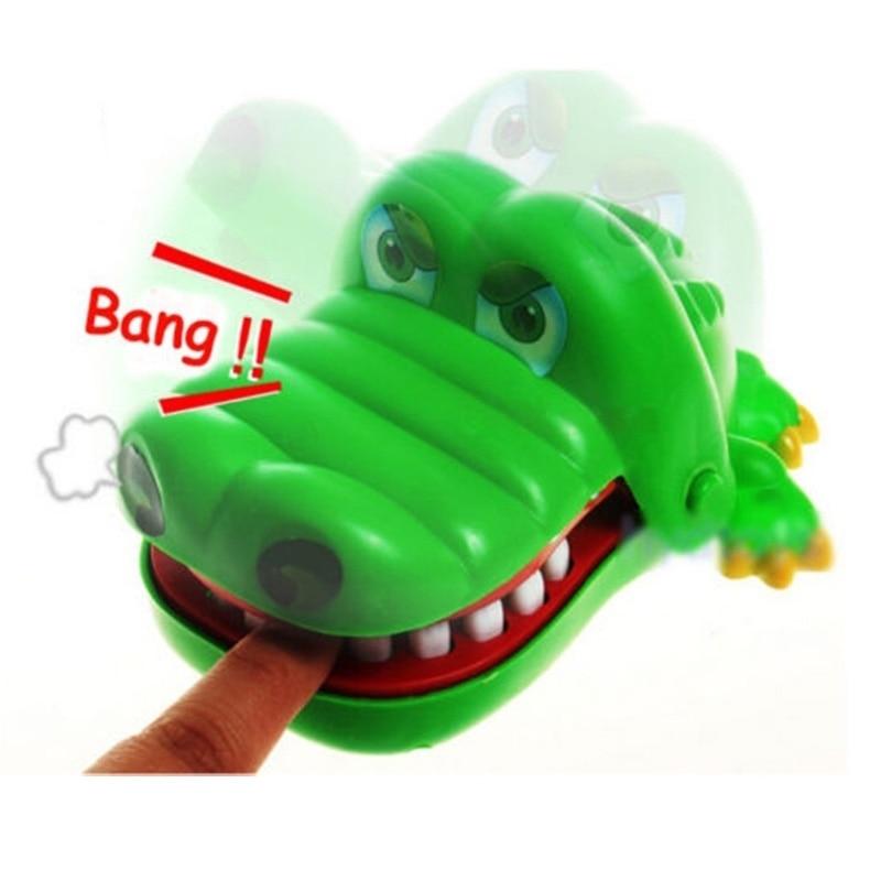 Fun Tandarts Bite Finger Game Prank Speelgoed Antistress Krokodil Grappen Mond Joke Grappige Krokodil Speelgoed Kids Kind Familie