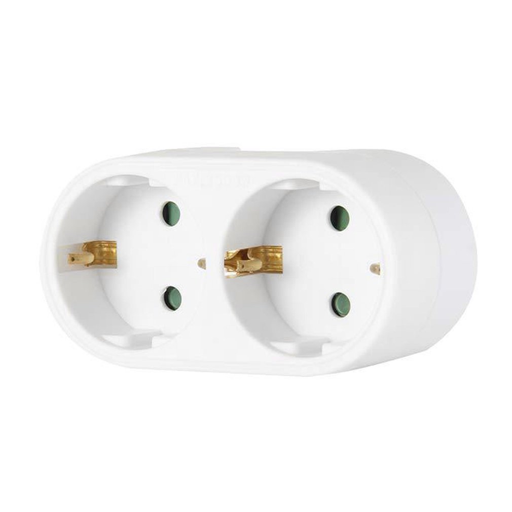 Europese Type Conversie Plug 1 NAAR 2 Of Drie Gat Way Socket Adapter EU Standaard Power Adapter Socket 16A Reizen stekkers: 1 TO 2 Way