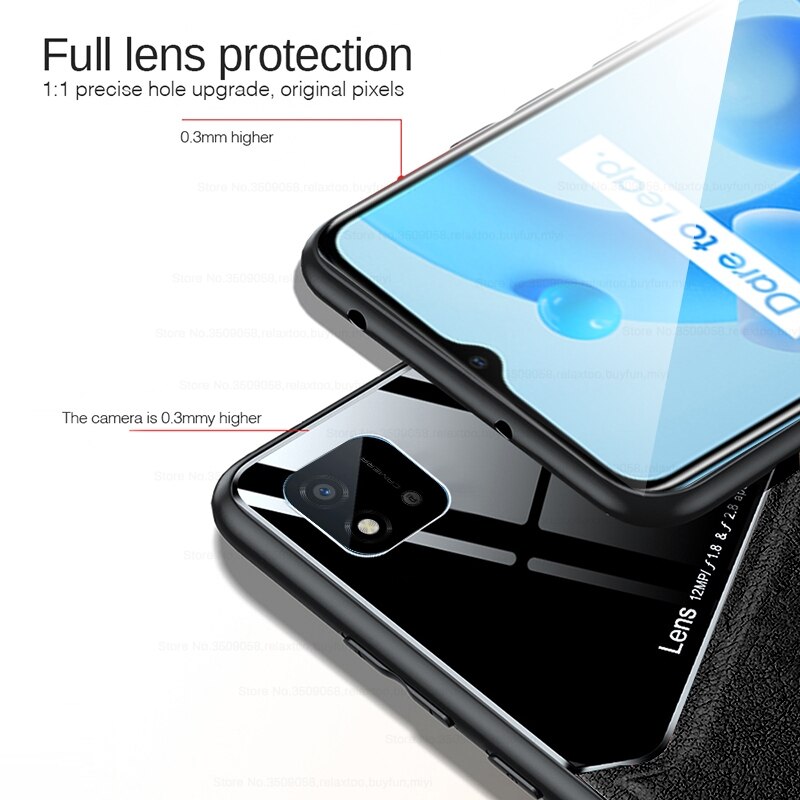 Leder Textur Auto Magnetischer Halfter Telefon Abdeckung Für Realme C21 C21Y RealmeC21 Realmi C 21 Y 21Y Weiche Silikon schützen Coque