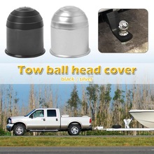 50mm Auto Tow Bar Ball Cover Voor Truck oplegger Auto Hitch Caravan Trailer Beschermen Zwart PVC universele Auto Accessoires