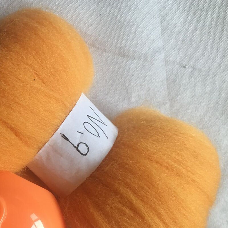 WFPFBEC 70 s Australië GEKAMD 100% WOL fiber merino diy wol voor neddles vilten 50g 100g NR 9: 100g