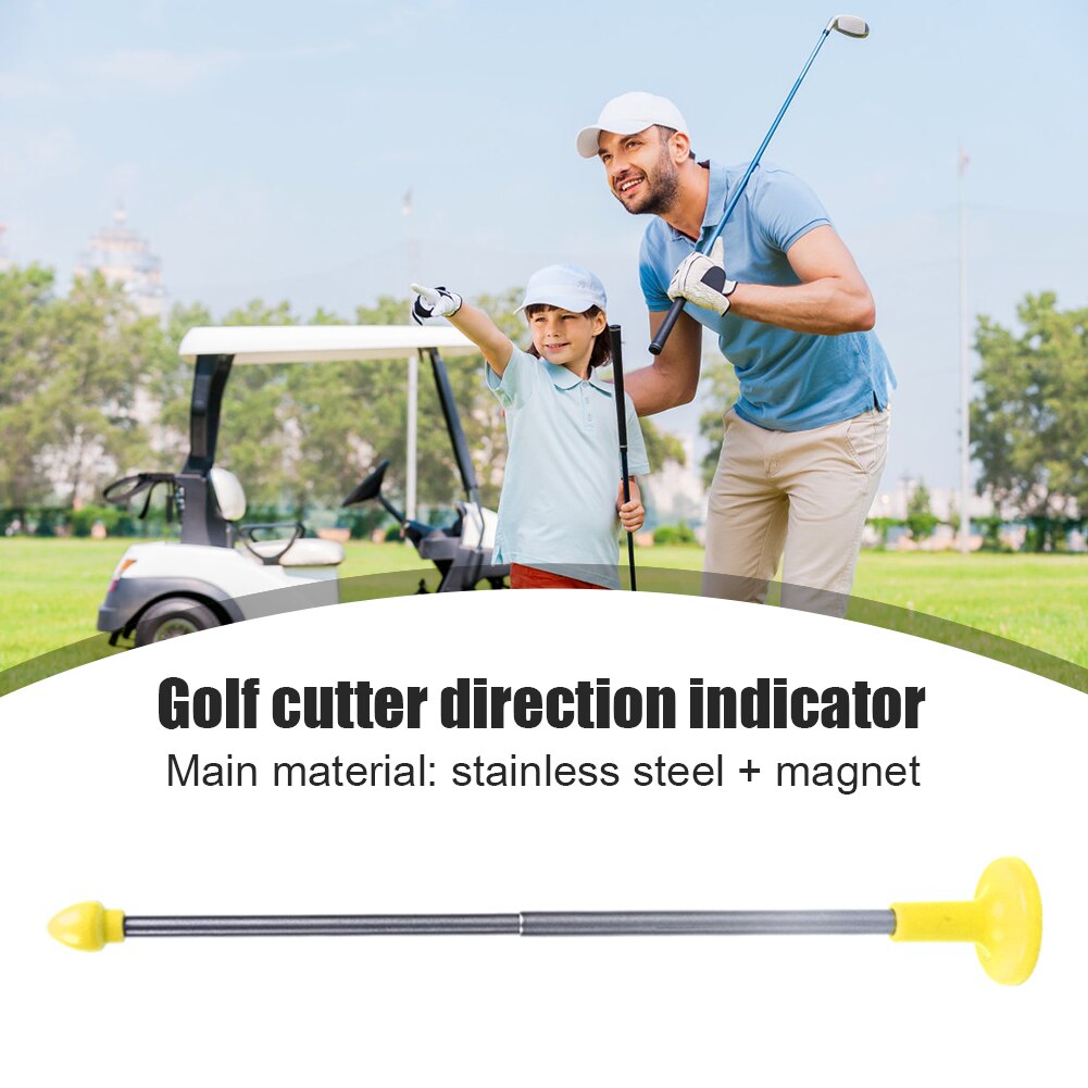 Magnetic Golf Cutter Direction Indicator Swing Club Alignment Correct Stick Golf Swing Aim Lie Angle Tool