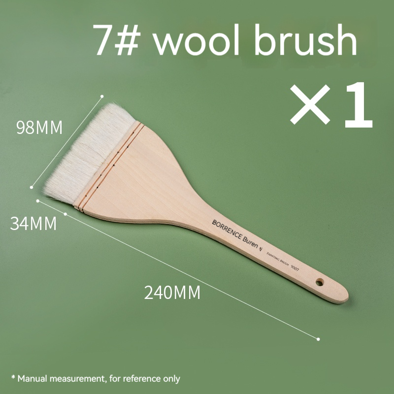 Brush Pen 1/2/3pc set Memory Nylon Penselen Set voor Acryl Olie Tekening Aquarel Houten Schilderij Penseel Gereedschap Kunstbenodigdheden: green