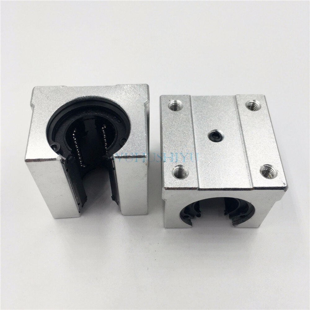 2 stks/partij SBR20UU SBR20 Linear Bearing 20mm Open Linear Bearing Slide blok 20mm CNC onderdelen lineaire slide