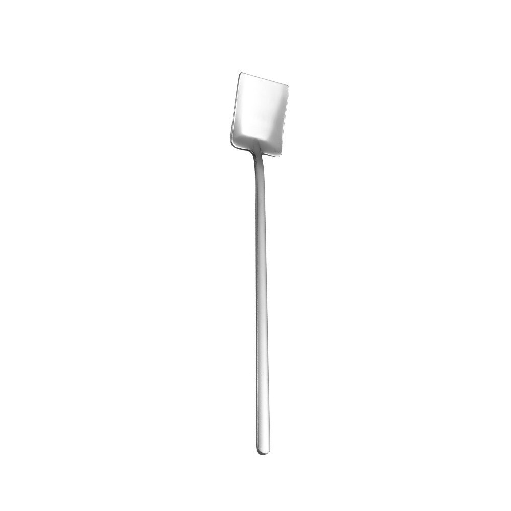 De acero inoxidable forma de pala cuchara de café de arroz cucharillas accesorios de cocina postre azúcar removiendo cucharas cucharadita de vajilla: 2