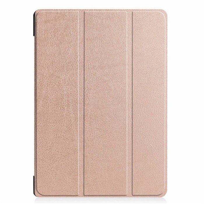 Painted leather 3 fold Magnetic cover case For Lenovo Tab E10 X104 Tablet released) for Lenovo Tab E 10 X104 tablet cover: ka si te-rose gold