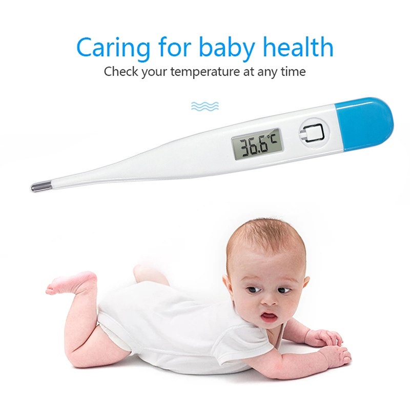 Thermometer for Fever, Digital Basal Body Thermometer Oral, Armpit or Rectal Temperature Electronic LCD Display