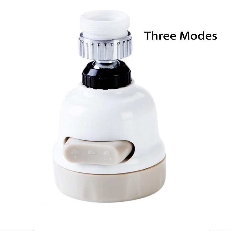 Hogedruk keukenkraan extender draaibare kraan beluchter waterbesparende kraan mondstuk adapter badkamer wastafel accessoires: Blauw