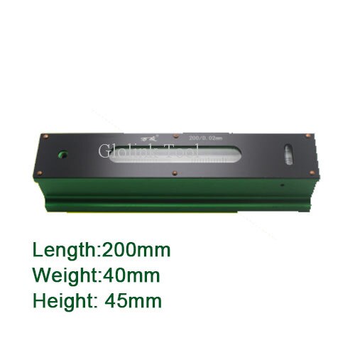 0.02mm 100/150/200/250/300mm High precision Mechanical Bar Level Instrument Measuring Tool: 200mm
