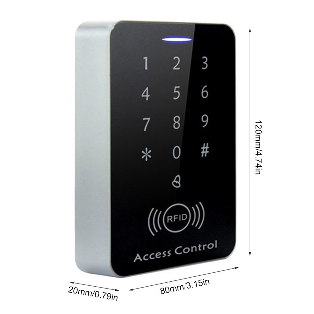 RFID Access Control System Security Entry Door Lock Strong Anti-jamming Induction Distance Lock+10PCS Keychains