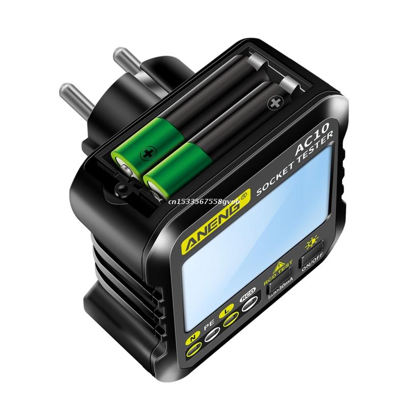Probador de salida compacto, Detector de voltaje, probador de enchufe, Analizador de circuito, probador de fugas de enchufe de pared, cable de electricidad,