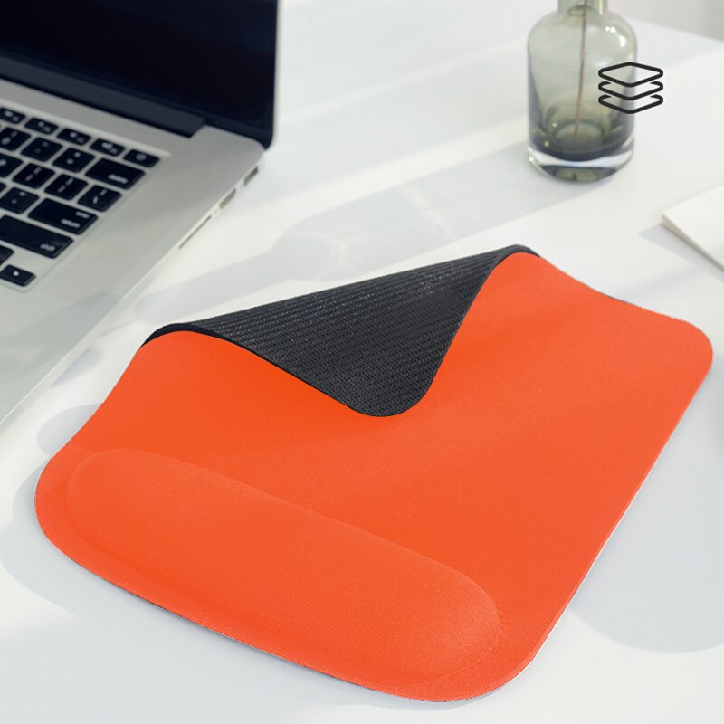 Muismat Comfortabele muismat Zachte ergonomische muismat Pols Antislip Polssteun Ondersteuningsmat Computermuismat voor laptop PC