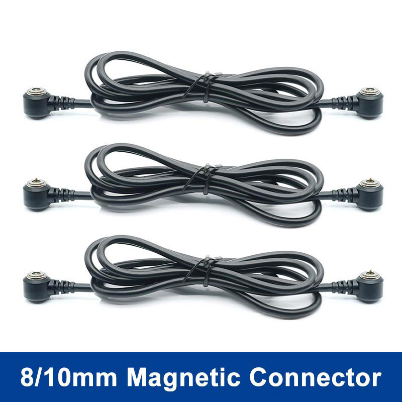 Conector magnético impermeable roscado 10-15A, Cable de carga de energía, contacto de succión magnético USB, Terminal de enchufe macho y hembra