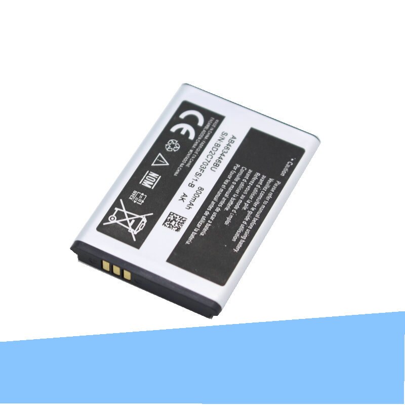 2X800Mah AB463446BU Vervanging Batterij + Lader Voor Samsung Sgh Gh E251 E258 E350 E428 E500 X208 E900 e908 C512 X630 X680
