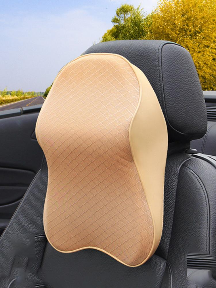 Car Neck Pillow 3D Memory Foam Head Rest Foam Headrest Cushion for Neck Pain Relief Support Holder Seat Pillow