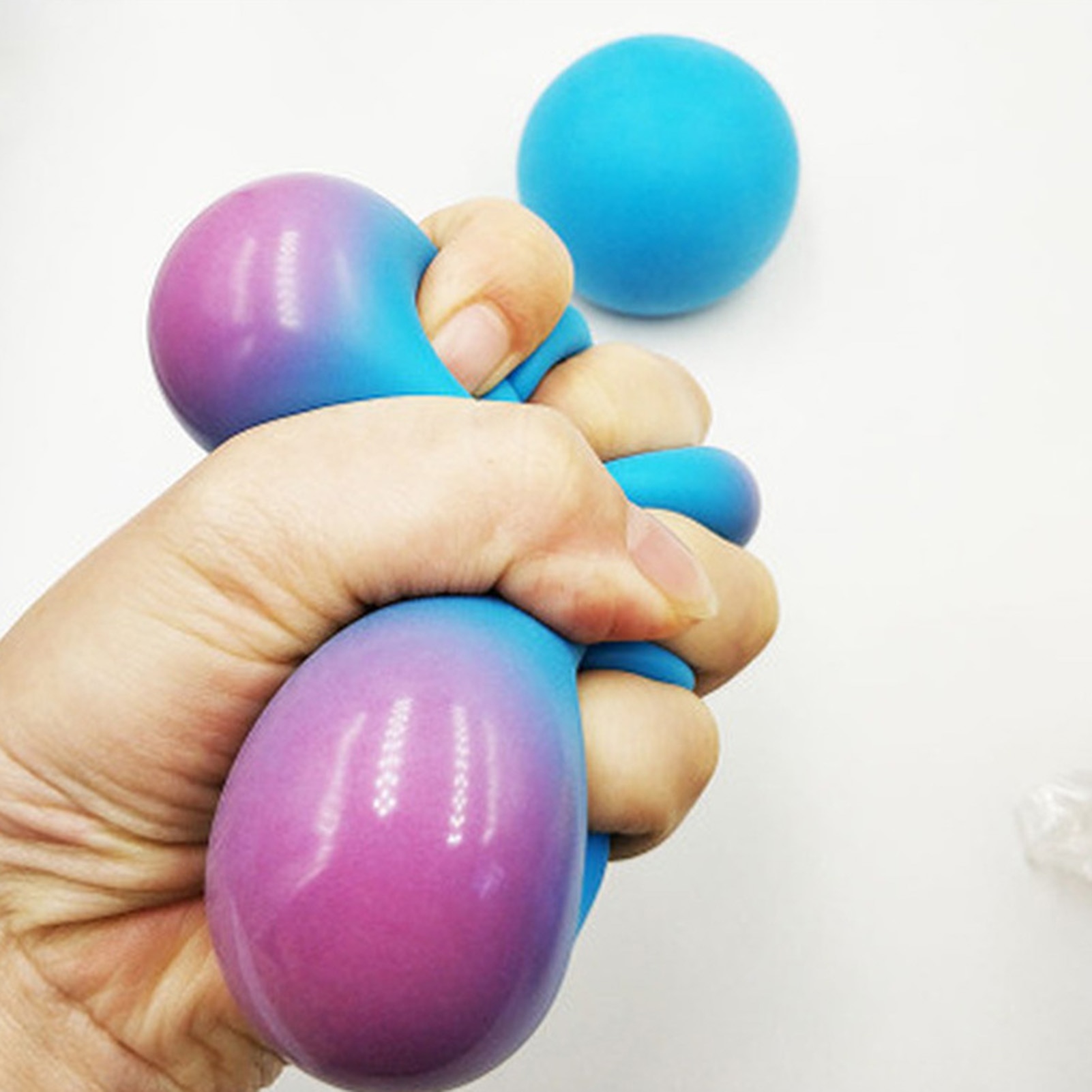 60mm Stress Relief Kugeln für Kinder Und Erwachsene Anti Stress Ball Farbwechsel Reißen-Beständig Ungiftig BPA FREI Weiche Stretchy Spielzeug