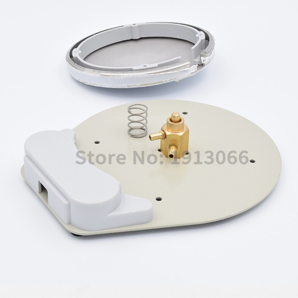 Dental 2 holes foot control switch with tube pedal Dental Valve dental materials dental chair unit