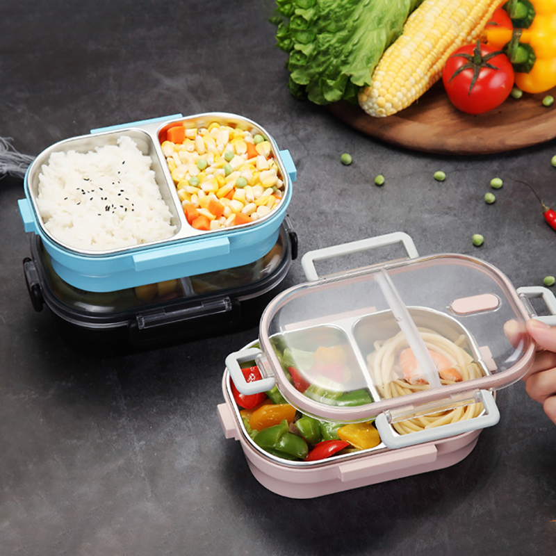 ONEUP Roestvrij Staal Draagbare Student Geïsoleerde Lunchbox Voor Kinderen Keuken Accessoires Lekvrije Voedsel Container Picknick School