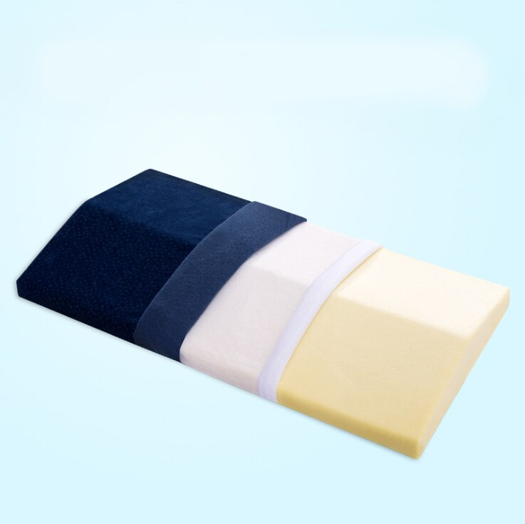 Orthopedische Zwangere Taille Kussen Bamboe Houtskool Trage Rebound Memory Foam Slaap Terug Kussen Cervicale Gezondheid Pijn Release Kussen: Nave Blue / 60x30cm