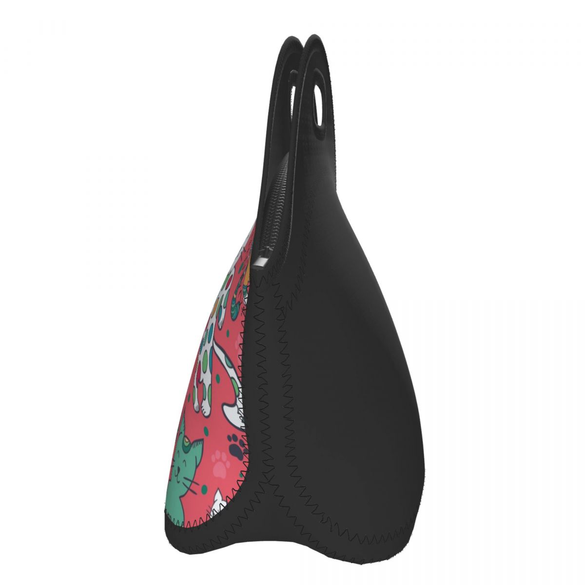 Fiambrera con forma de gato para niños, niñas y mujeres, bolsa organizadora para Picnic, Camping, frutas y bebidas