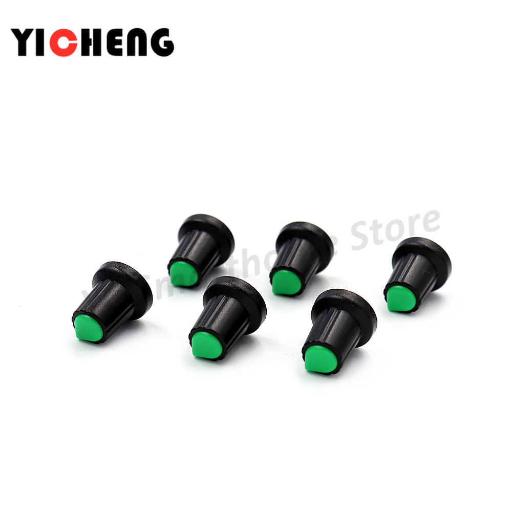 6Pcs Plastic Knop Pruimenbloesem Handvat 15X17mm AG2 Potentiometer Versterker Knop