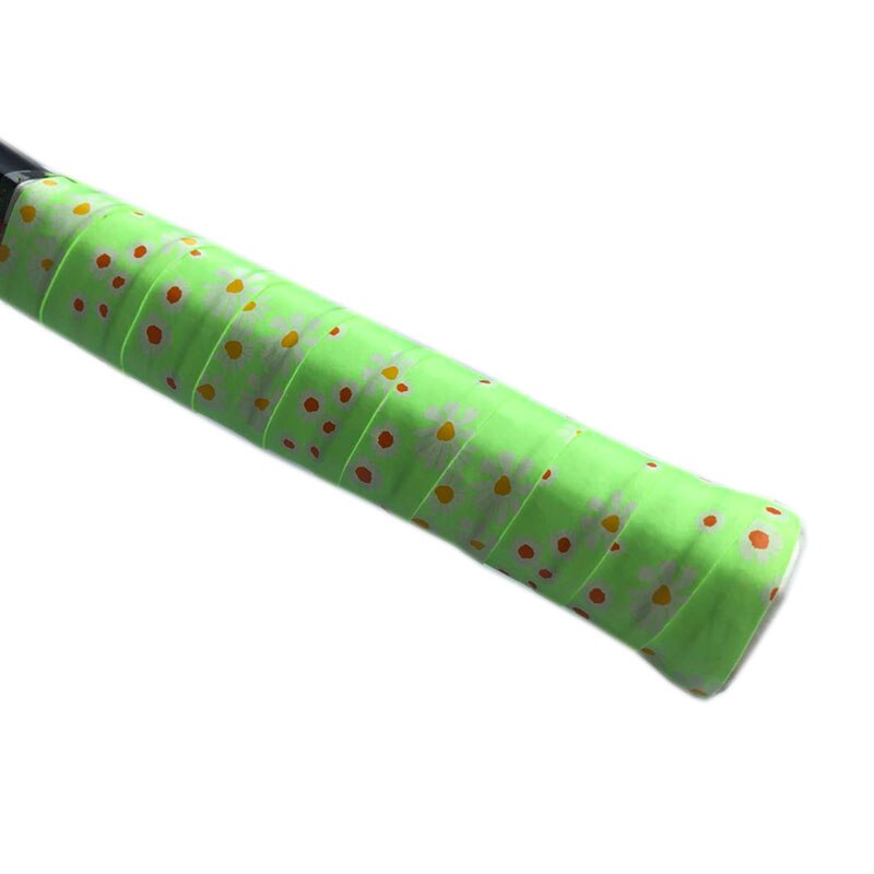 8pcs ZARSIA Perfume Tennis Overgrips super tacky tennis rackets grip printing daisy badminton overgrips: Green