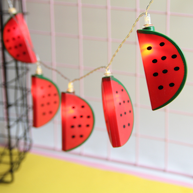 Watermeloen Fairy Lights Led String Kerstboom Slinger Slaapkamer Woonkamer Decor Nieuwjaar Gordijn Patio Partij