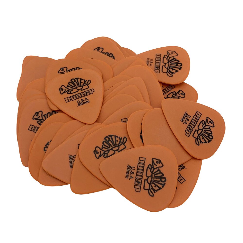 50 pièces médiator basse Dunlop Tortex pour guitare électrique acoustique épaisseur. 50 .60 .73 .88 1.0 1.14mm: 50PCS 0.60 mm