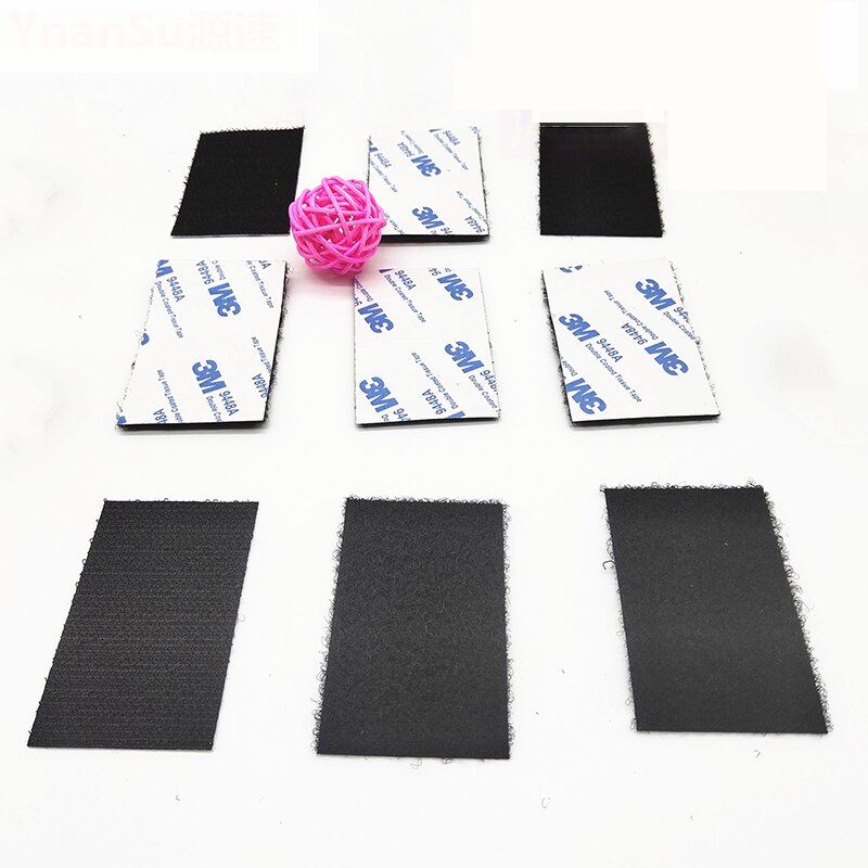 10PCS 3M Double-sided Adhesive Velcros Strong Self-adhesive Hook and Loop Tape nylon sticker velcros Glue for DIY fixing automob