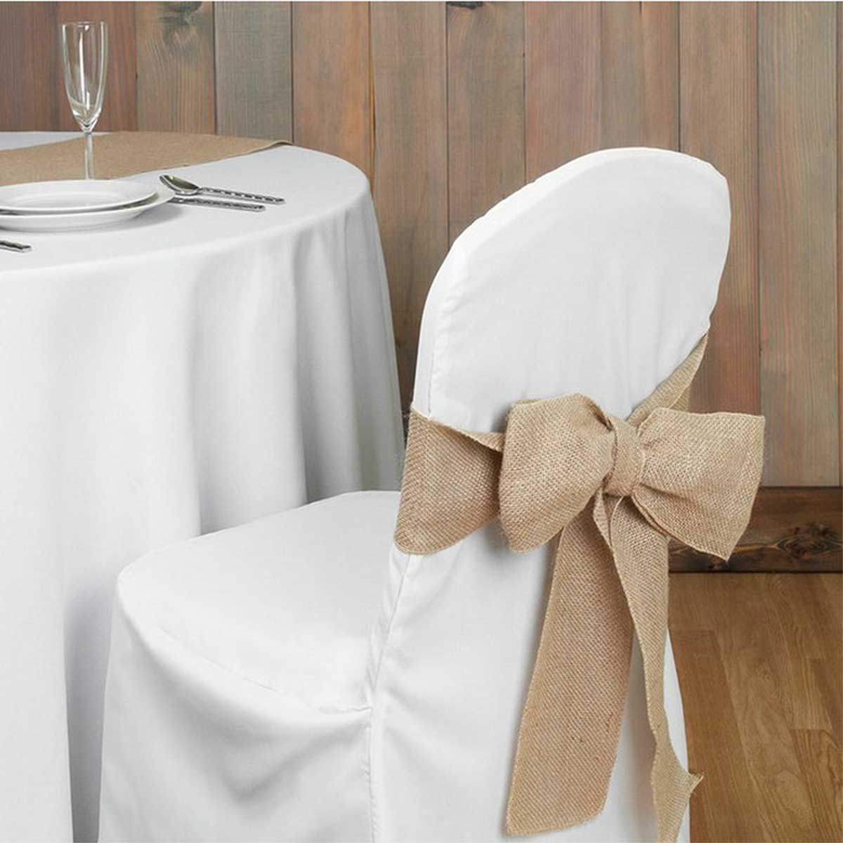 Camino de mesa Vintage de Yute Natural, camino de mesa moderno, arpillera rústica, decoraciones para boda, hogar, decoración para fiestas para montar, caminos de mesa de Navidad