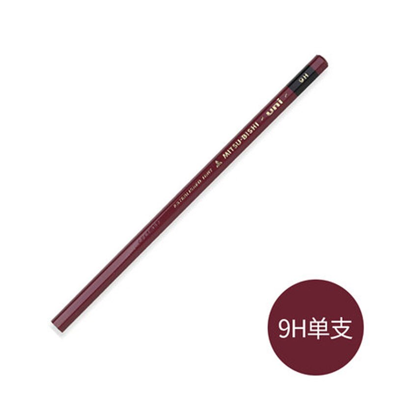 Uni 1887 Geavanceerde Hout Potlood Hardheid Test Potlood Tekening Potlood HI-UNI 1Pcs: 9H 1PCS