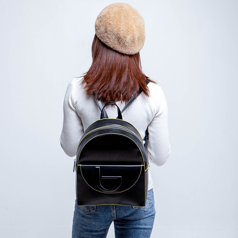 Knapzak Vrouwen Rugzak Meisje Student Leer Rugzak Tou Yoyeria Mujers Kenken Een Meisje Grote Rugzak Vrouwen Tas