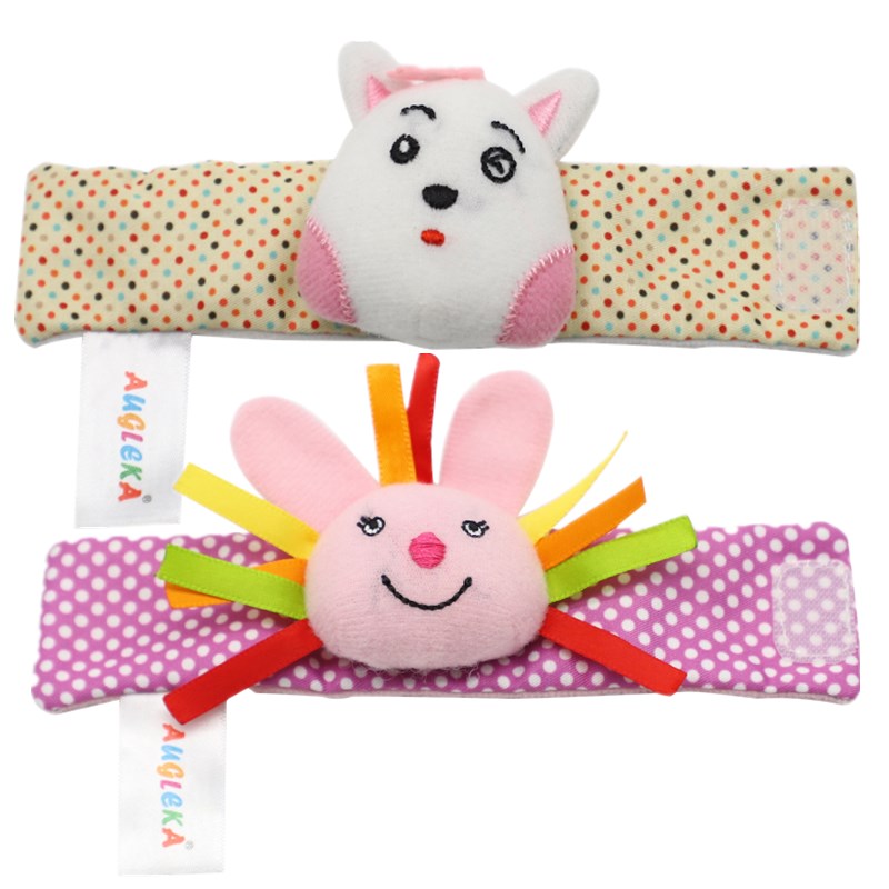 Sozzy-SONAJA de muñeca con dibujos de cebra para bebé, calcetines suaves para bebé, conjunto educativo, el mejor , juguetes para niño y niña: Z 2pcs kid sock
