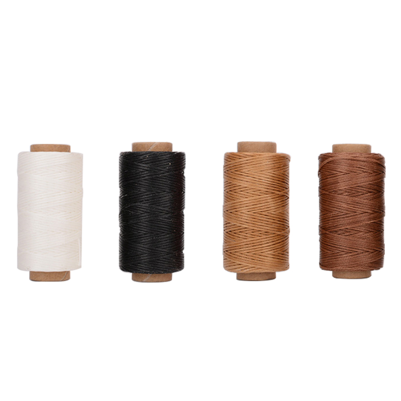 4 Kleur/Set 0.8Mm Dikte Gewaxt Draad Voor Leer Craft Diy Waxkoord Hand Stiksels Draad Platte Gewaxte 40 Kleur Naaien Lijn: Set A / 30m (33Yards)