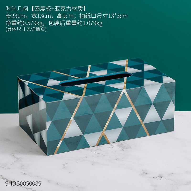 Marble Texture Tissue Box Acrylic Material Desktop Toilet Napkin Holder Office Desk Living Room Bedroom Tissue Protection Box: C