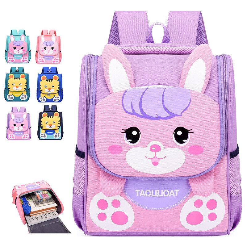 Kinderen School Rugzak Voor Meisjes Kleuterschool Schooltas Super Leuke Dier Student Cartoon Tas Kawaii Rugzakken Schooltassen