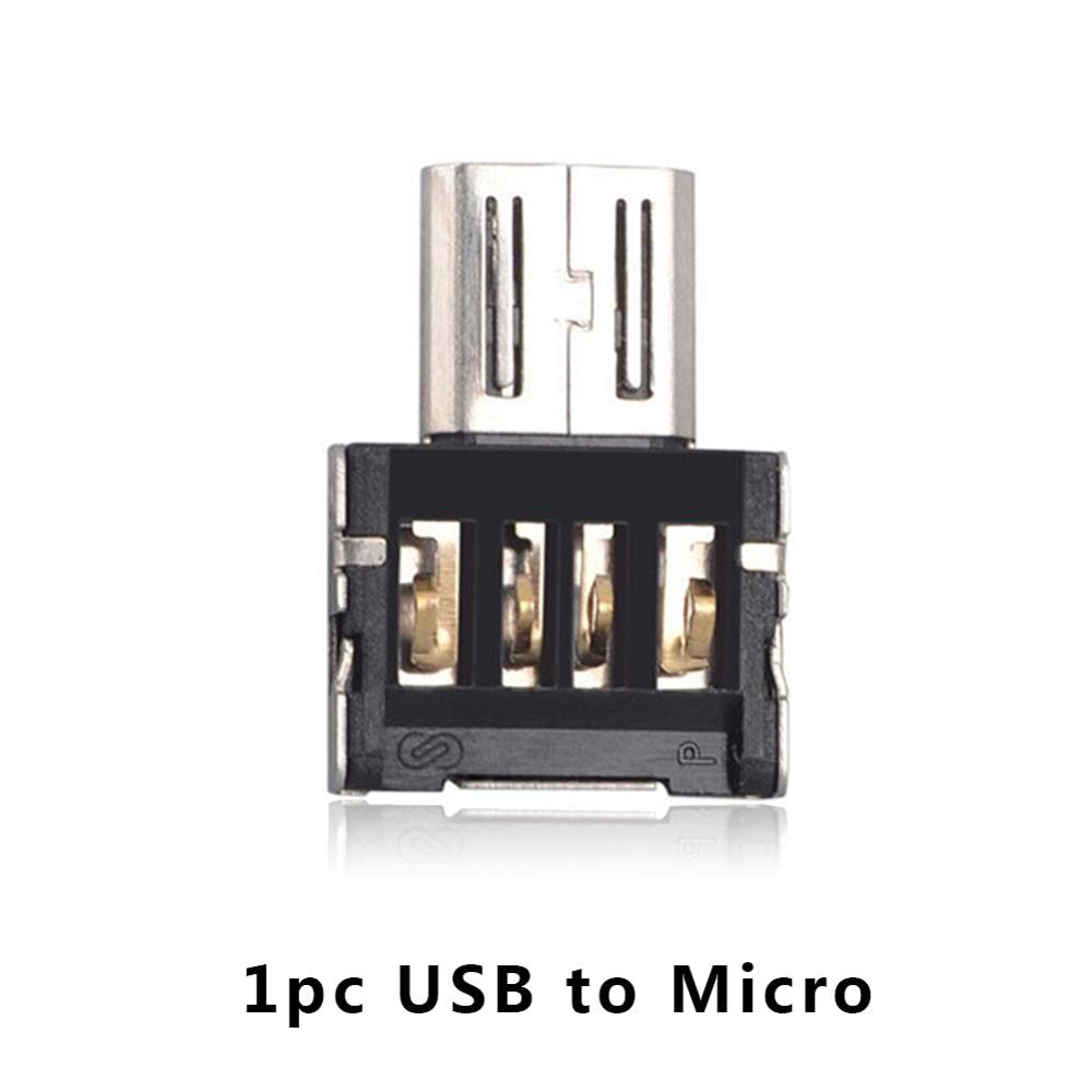 Mini micro usb typ-c-adapter otg converter usb-gränssnitt till  v8- adapter omvandlare mikro-överföringsgränssnitt för mikro usb typ c: 1pc usb till mikro
