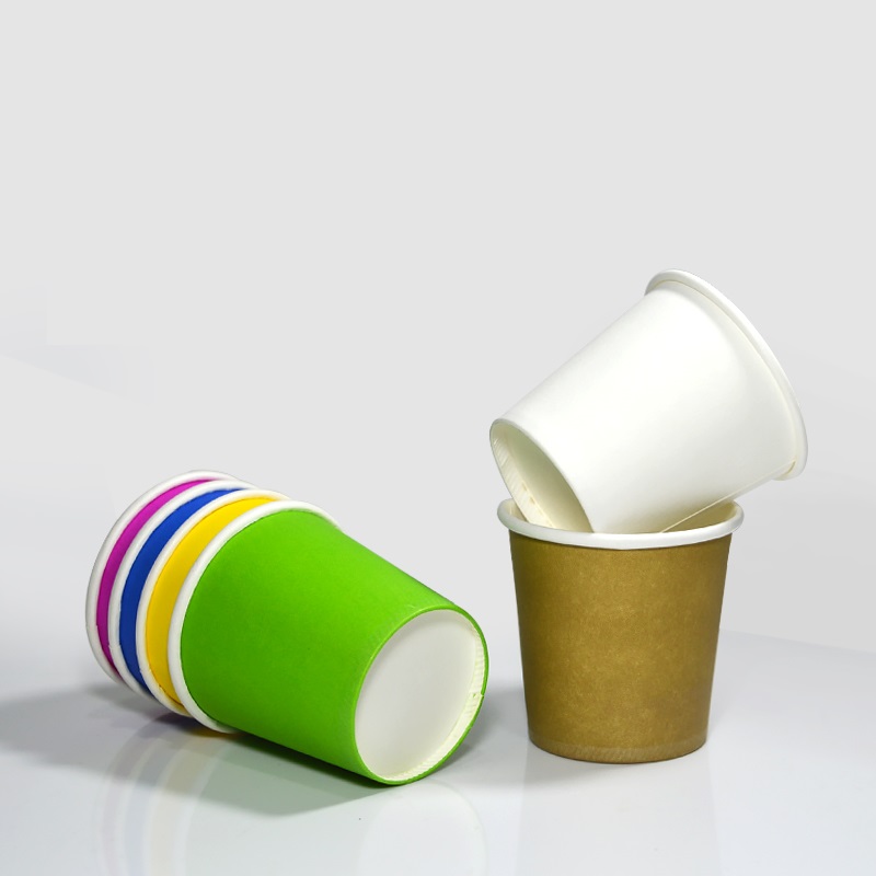 4Oz Wegwerp Kopjes Dikke Proeven Geconcentreerde Kleur Proeverij Cup Koffie Paper Cup Voor Koffie 100Ml Papier Cup