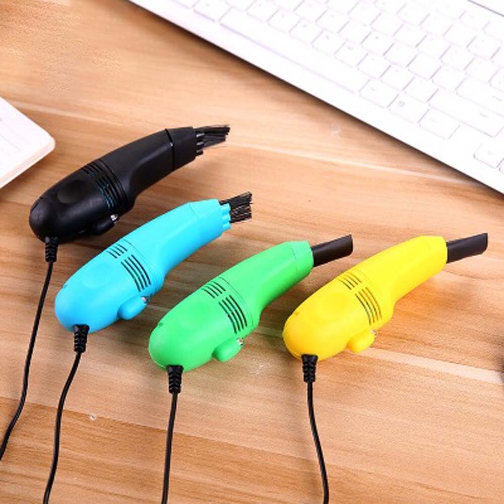 Mini Computer Keyboard Office Keyboard Cleaners Keyboard Brush Clean Computer Tools Vacuum Cleaner USB Dust Cleaner