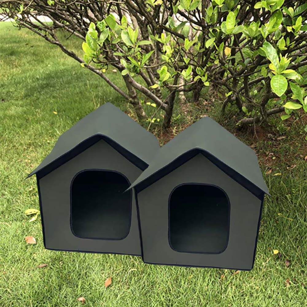 Korrosionsbeständig fastkväll hundgård kennel regnskydd skydd hus typ hund hus regntåligt solskydd utomhus stort hund hus