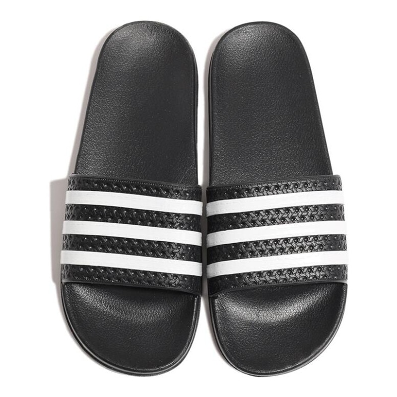Unisex sommerstribede hjemmesko herre strandtøfler skridsikre badeværelsessandaler dame eu str. 35-44 herre/kvinder slides klipklapper