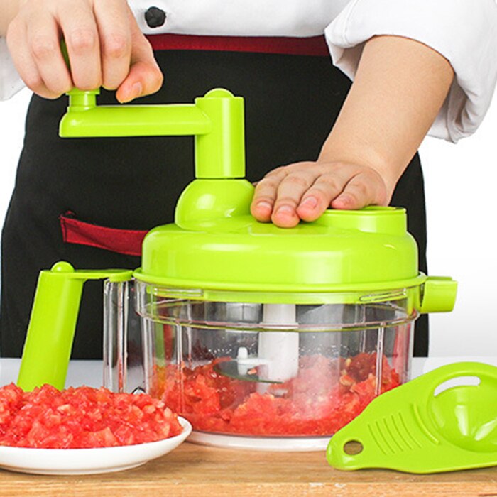 Küche Multifunktions Haushalt Manuelle Gemüse Schredder Lebensmittel Prozessor Maschine Schredder Fleisch Zerhacker Schneidemaschine Gerät Zubehör