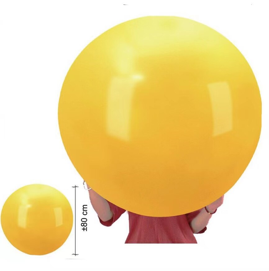 AGORA Globo extra grande de 80cm para: AMARILLO